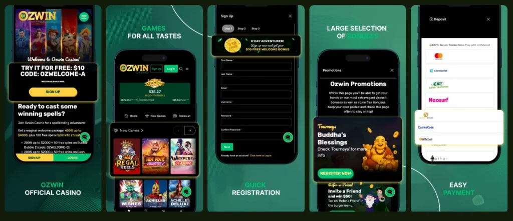 Casino Ozwin app